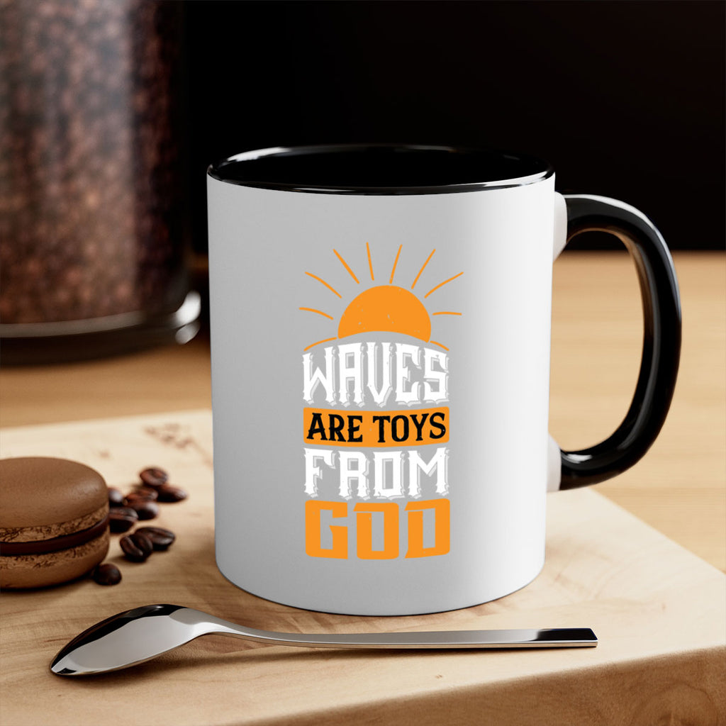 Waves are toys from God 113#- surfing-Mug / Coffee Cup