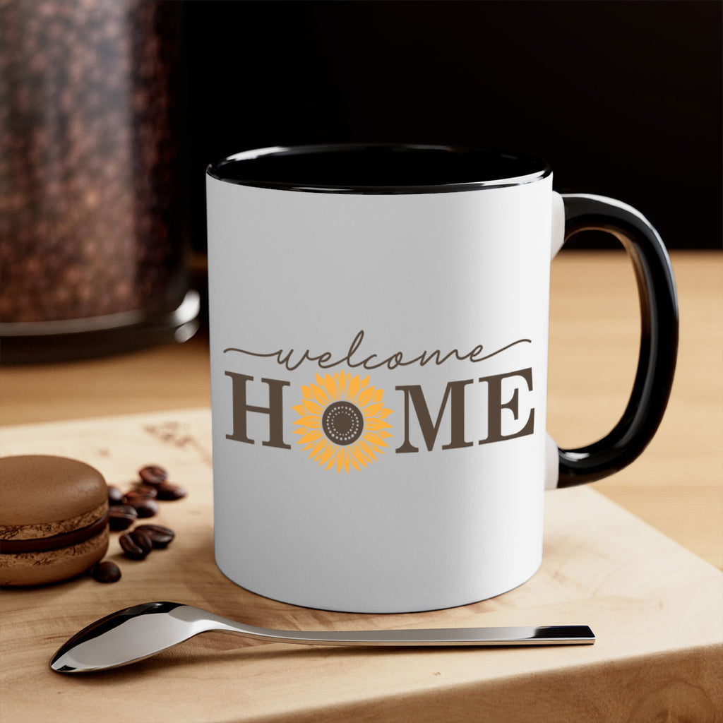 Welcome Home sunflower573#- spring-Mug / Coffee Cup