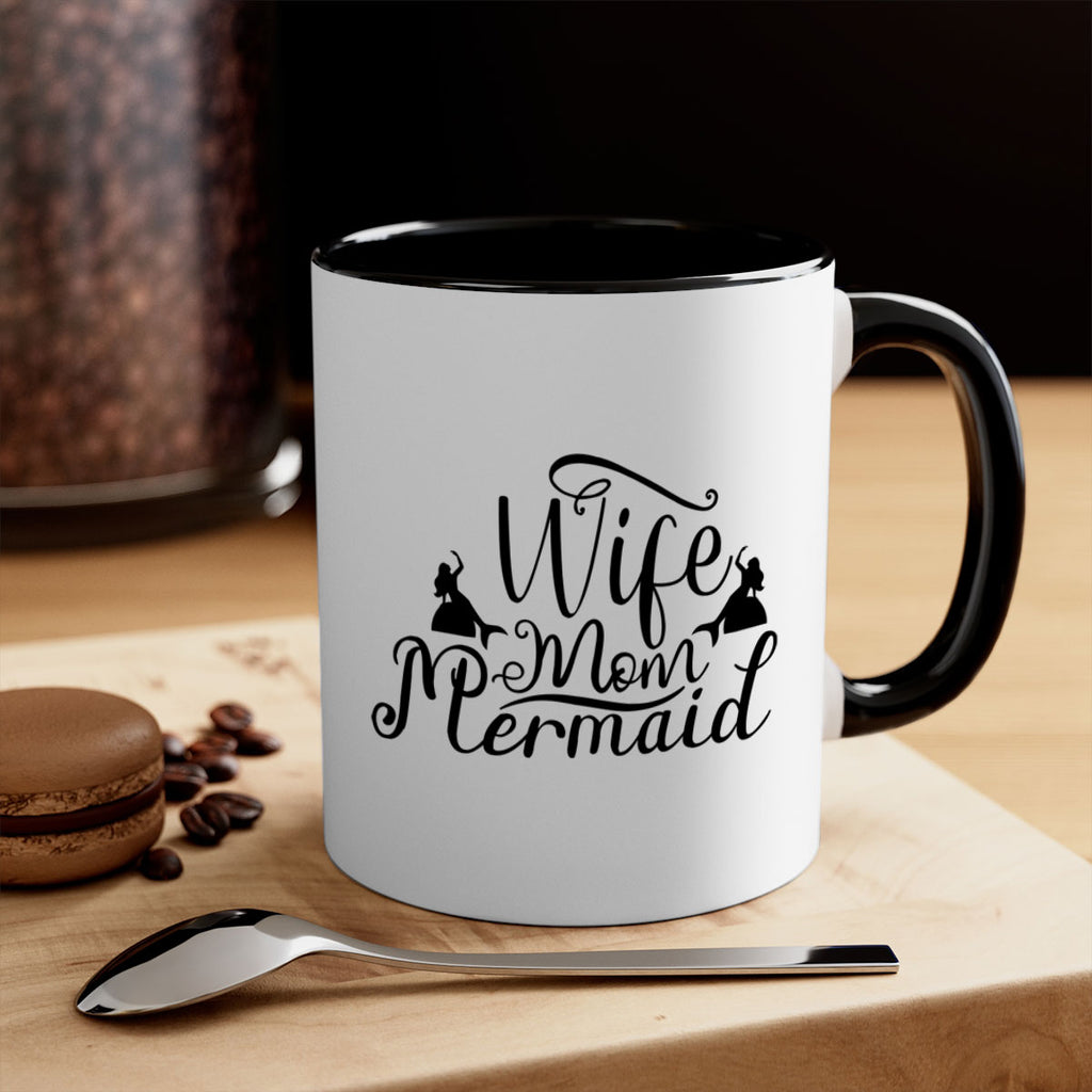 Wife Mom Mermaid 671#- mermaid-Mug / Coffee Cup