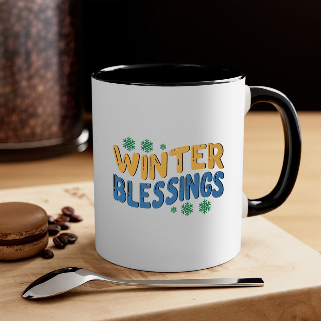 Winter Blessings 547#- winter-Mug / Coffee Cup