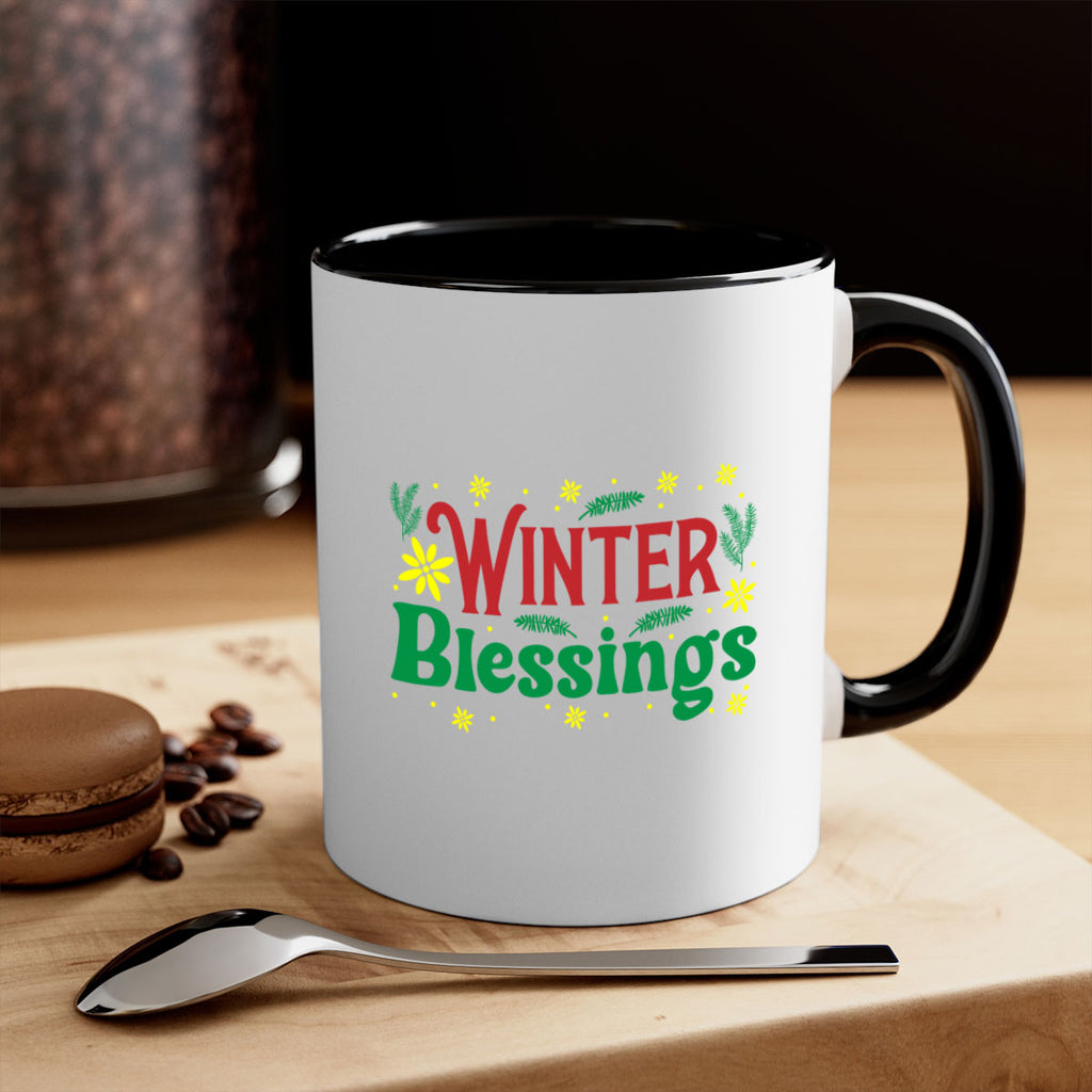 Winter Blessings 548#- winter-Mug / Coffee Cup