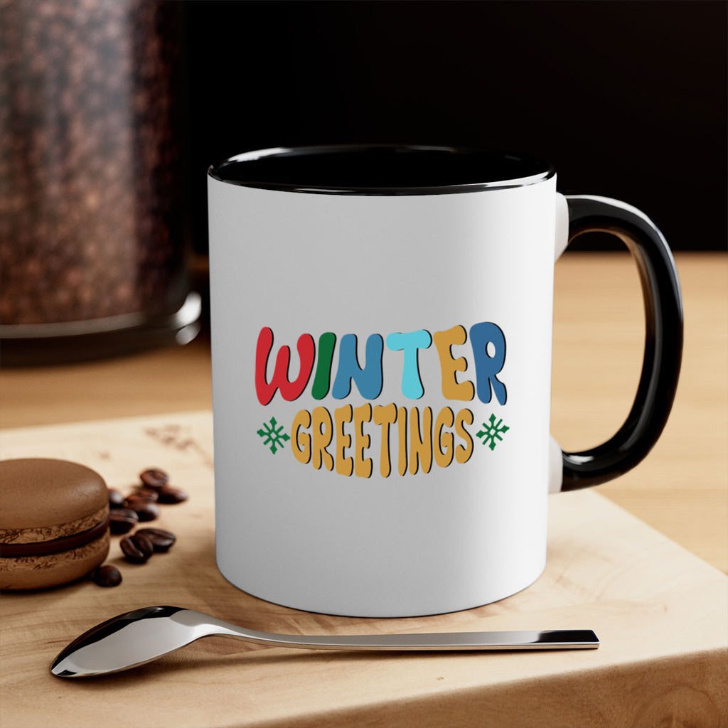 Winter Greetings 552#- winter-Mug / Coffee Cup