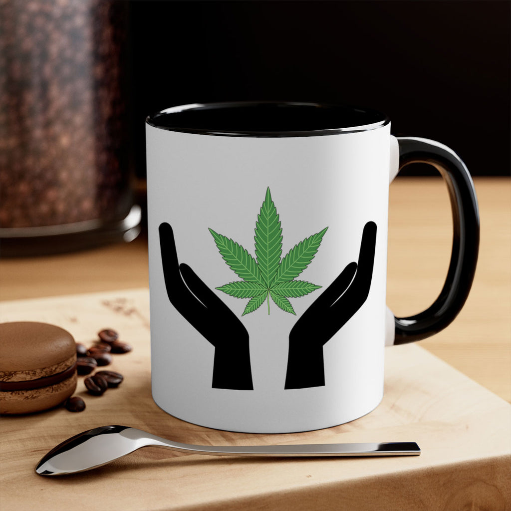 cannabis hands 44#- marijuana-Mug / Coffee Cup