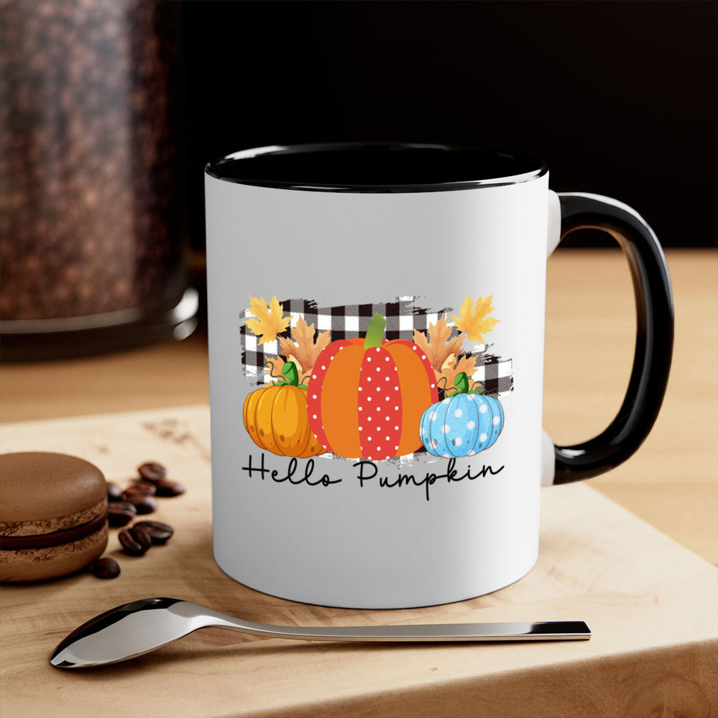 hello pumpkin 290#- fall-Mug / Coffee Cup
