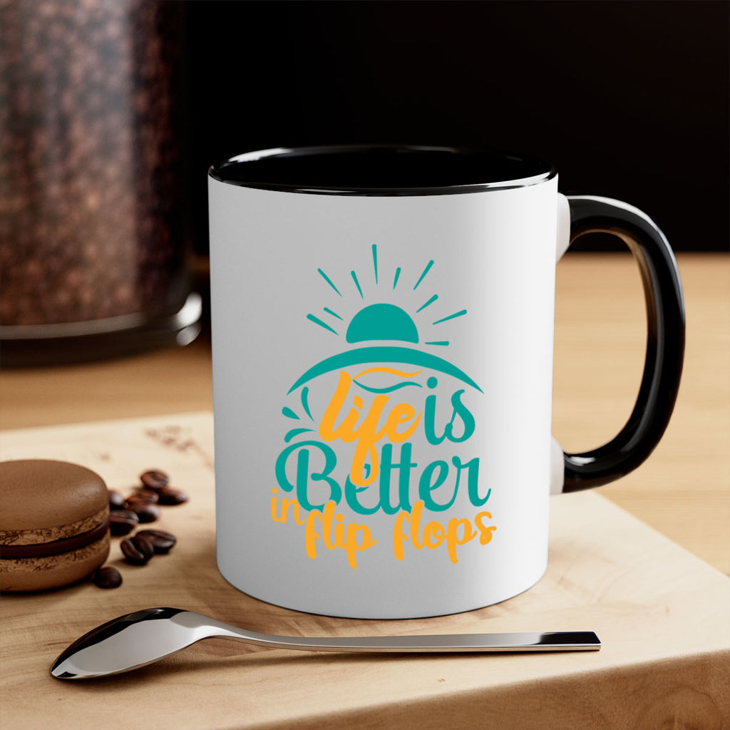 life is better in flip flops Style 89#- Summer-Mug / Coffee Cup