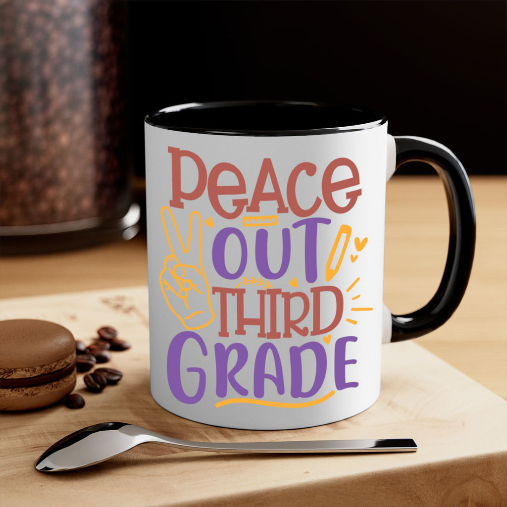 peace out 3rd grade 1#- Third Grade-Mug / Coffee Cup