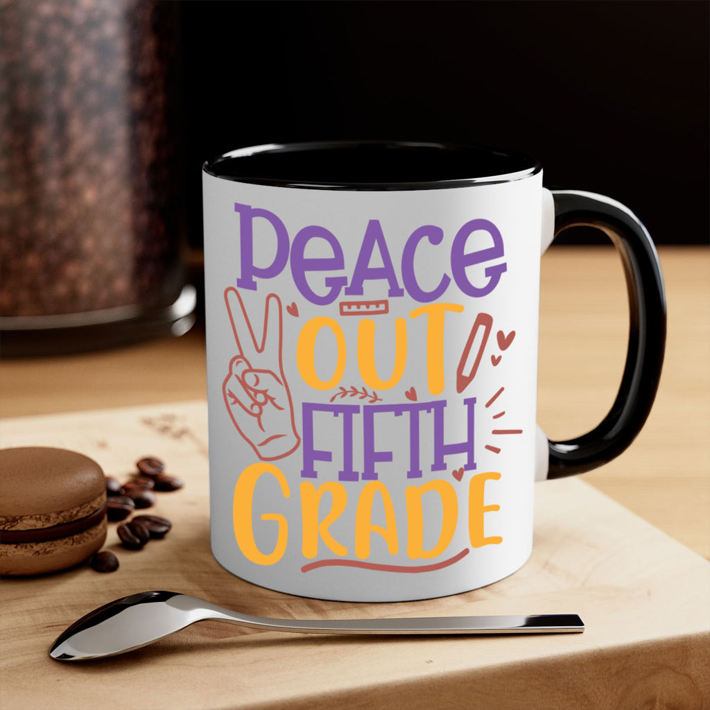 peace out 5th grade 1#- 5th grade-Mug / Coffee Cup