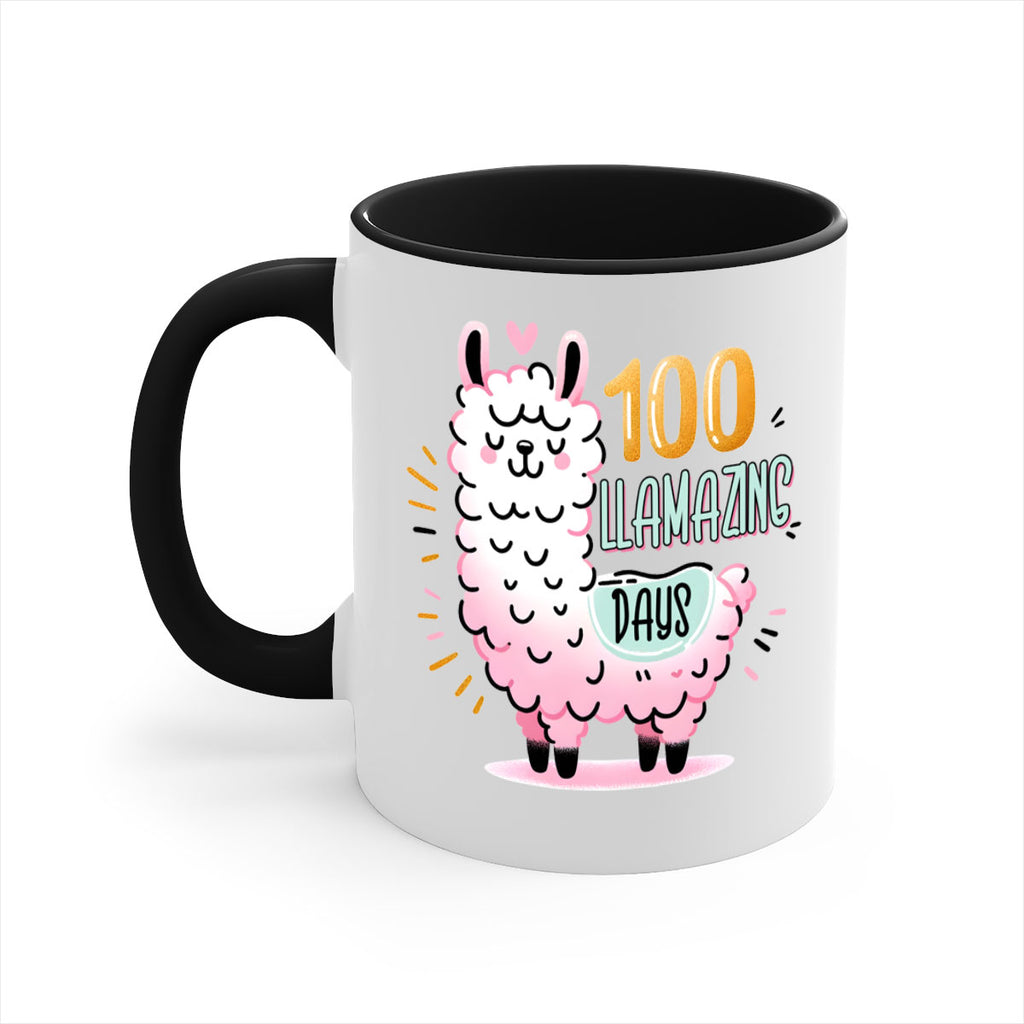 100th Day of School Llama 39#- 100 days-Mug / Coffee Cup