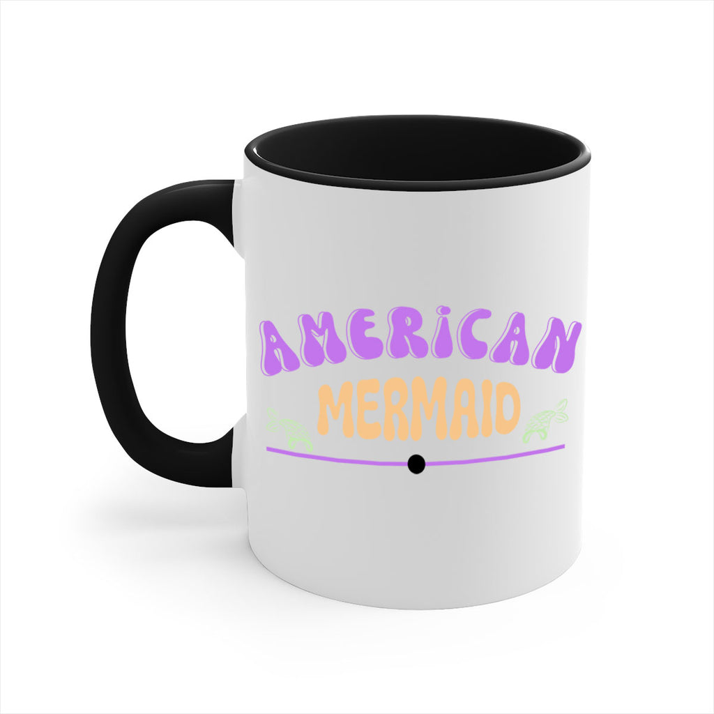 American Mermaid 16#- mermaid-Mug / Coffee Cup