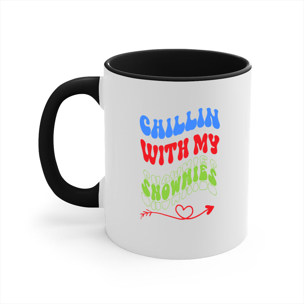 Chillin with my snowmies 42#- winter-Mug / Coffee Cup