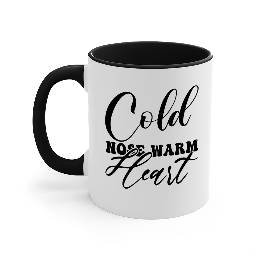 Cold nose warm heart 56#- winter-Mug / Coffee Cup