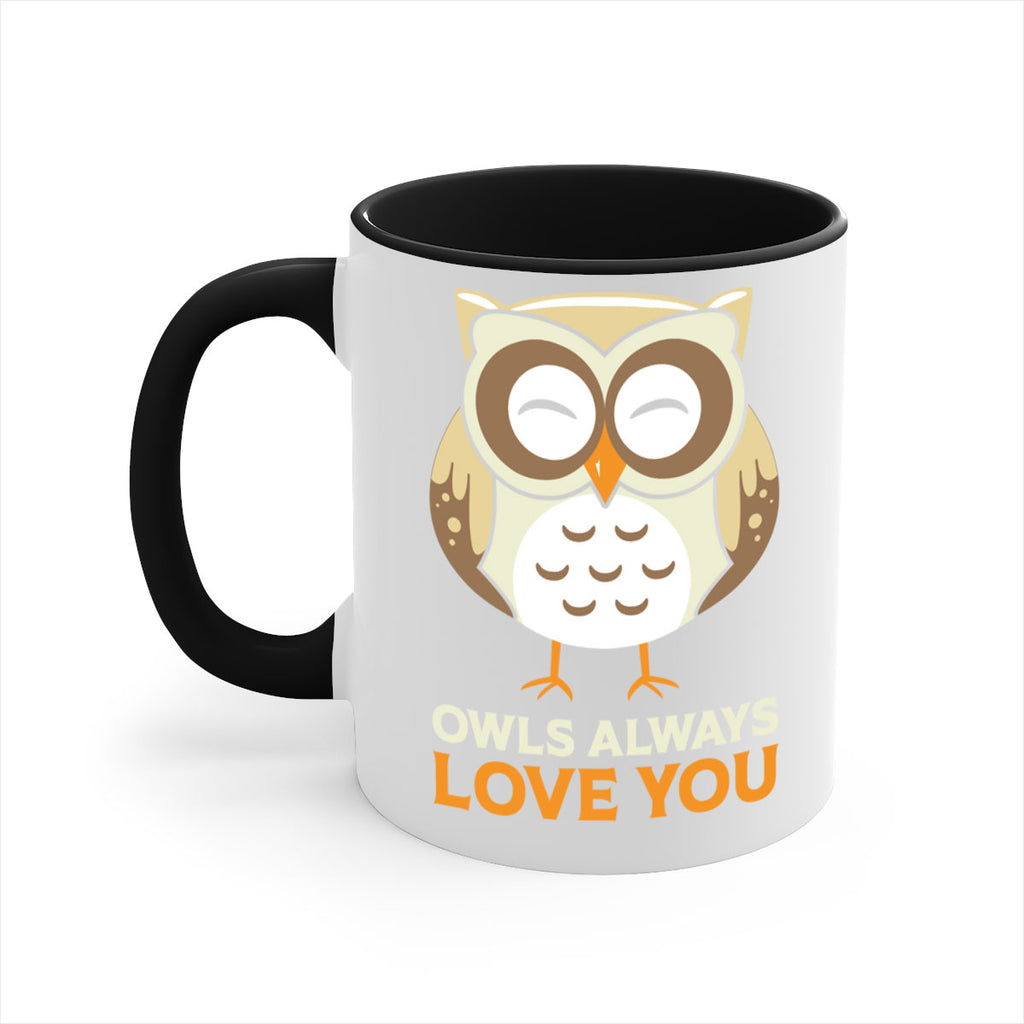 Cute Owl Always Love You A TurtleRabbit 3#- owl-Mug / Coffee Cup