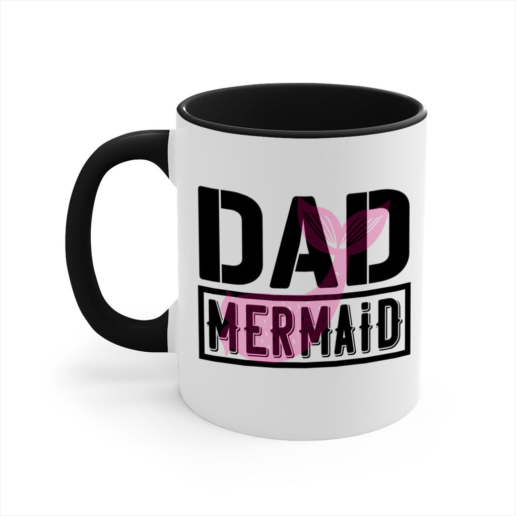 Dad mermaid 111#- mermaid-Mug / Coffee Cup