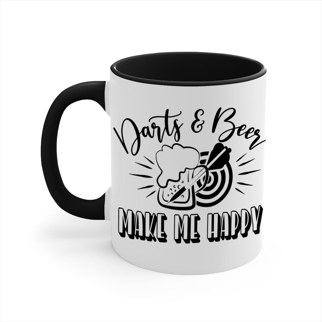 Darts Beer Make me happy 1343#- darts-Mug / Coffee Cup