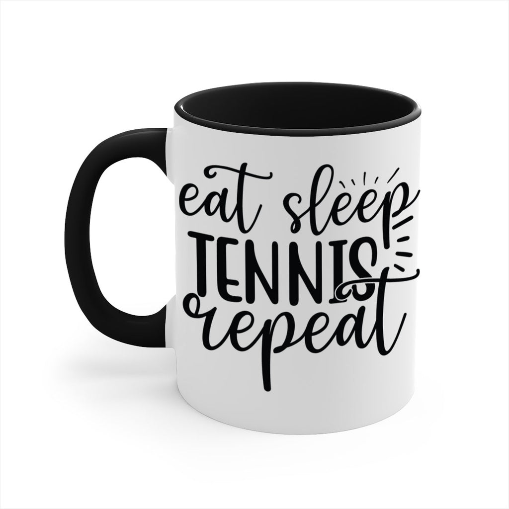 Eat sleep Tennis repeat 1293#- tennis-Mug / Coffee Cup
