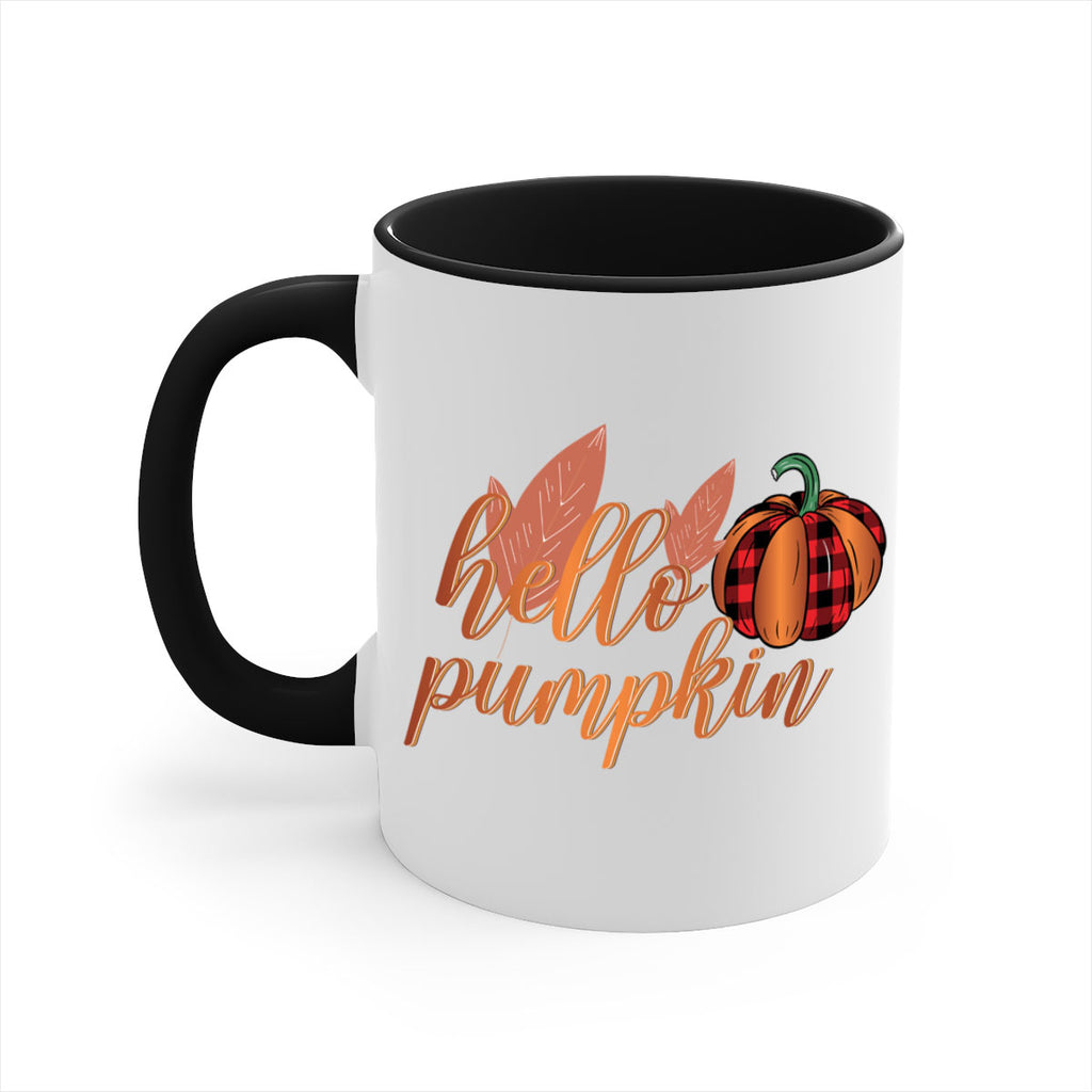 Hello Pumpkin 294#- fall-Mug / Coffee Cup