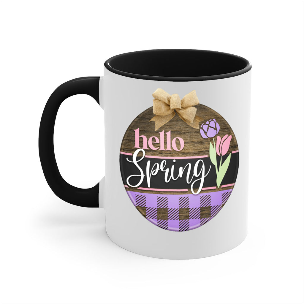 Hello spring plaid Mockup205#- spring-Mug / Coffee Cup