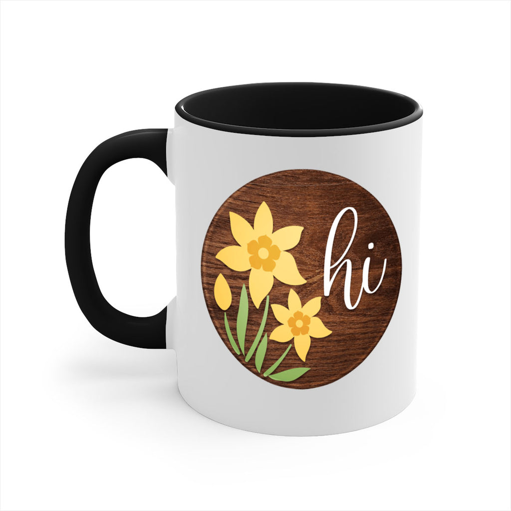 Hi daffodil flower Mockup235#- spring-Mug / Coffee Cup