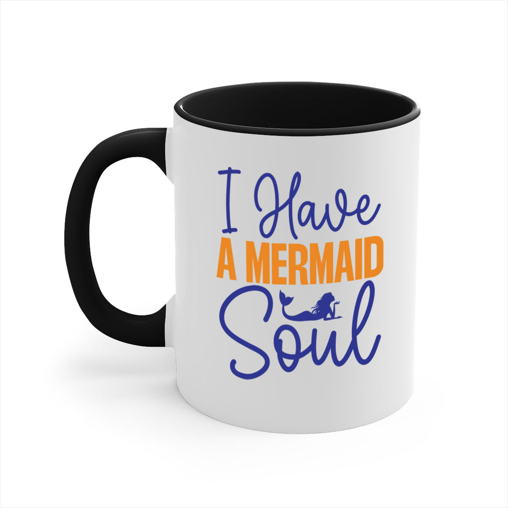 I Have a Mermaid Soul 205#- mermaid-Mug / Coffee Cup