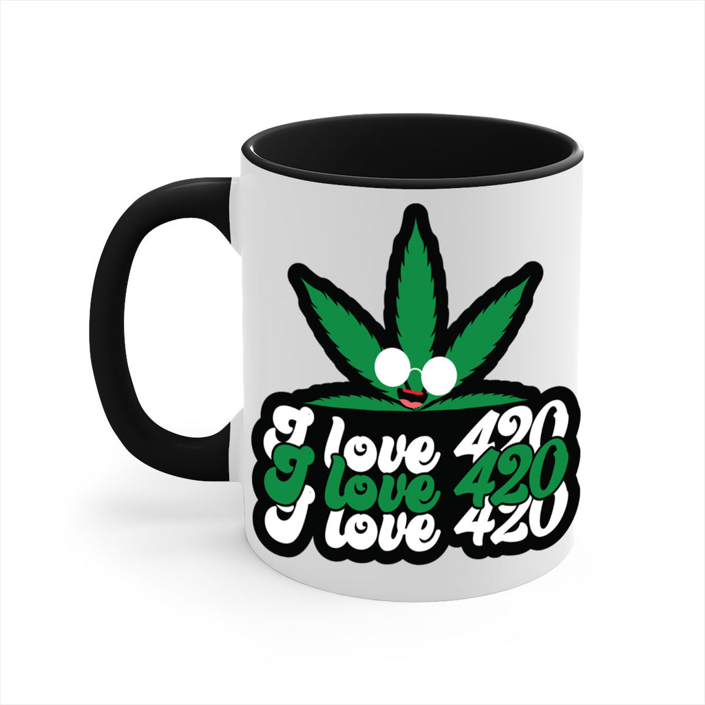 I love 420 123#- marijuana-Mug / Coffee Cup