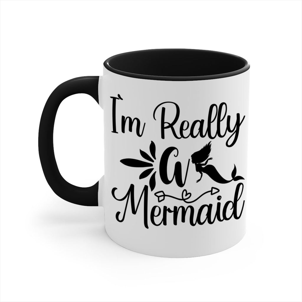 Im really a mermaid 261#- mermaid-Mug / Coffee Cup