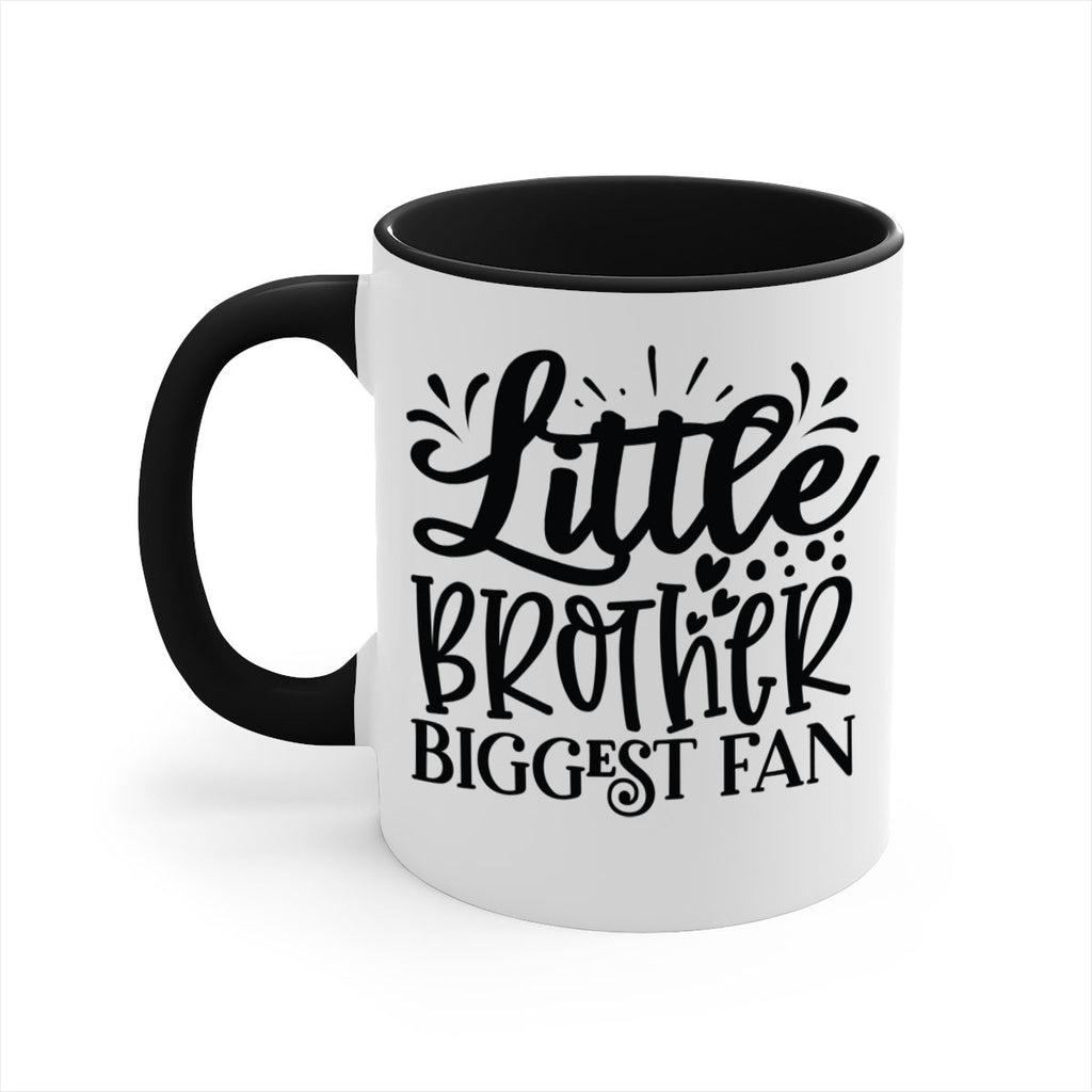 Little Brother Biggest Fan 2056#- baseball-Mug / Coffee Cup
