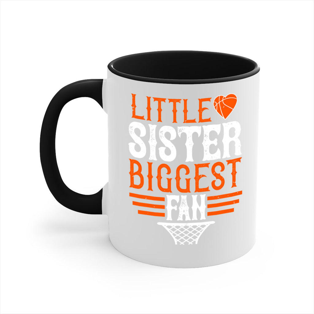 Little sister biggest fan 837#- basketball-Mug / Coffee Cup