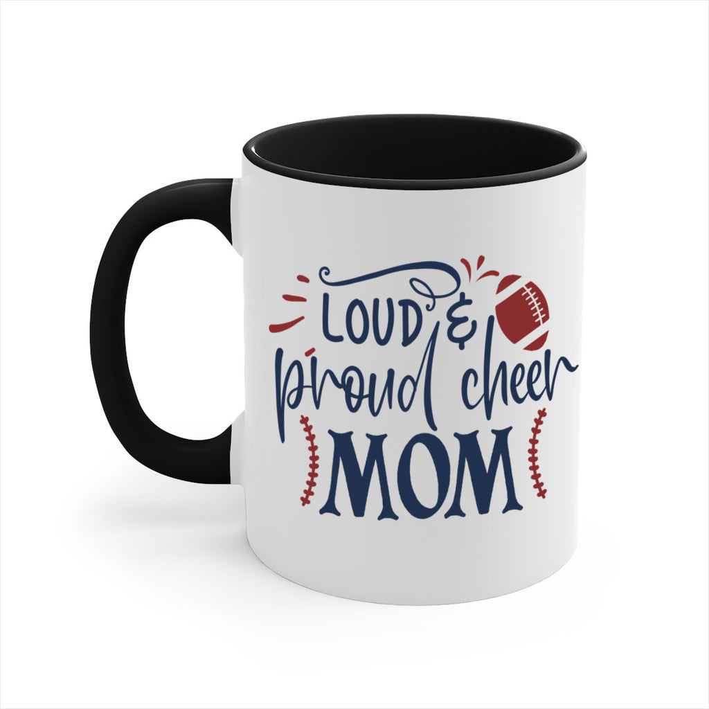 Loud proud cheer mom 1534#- football-Mug / Coffee Cup