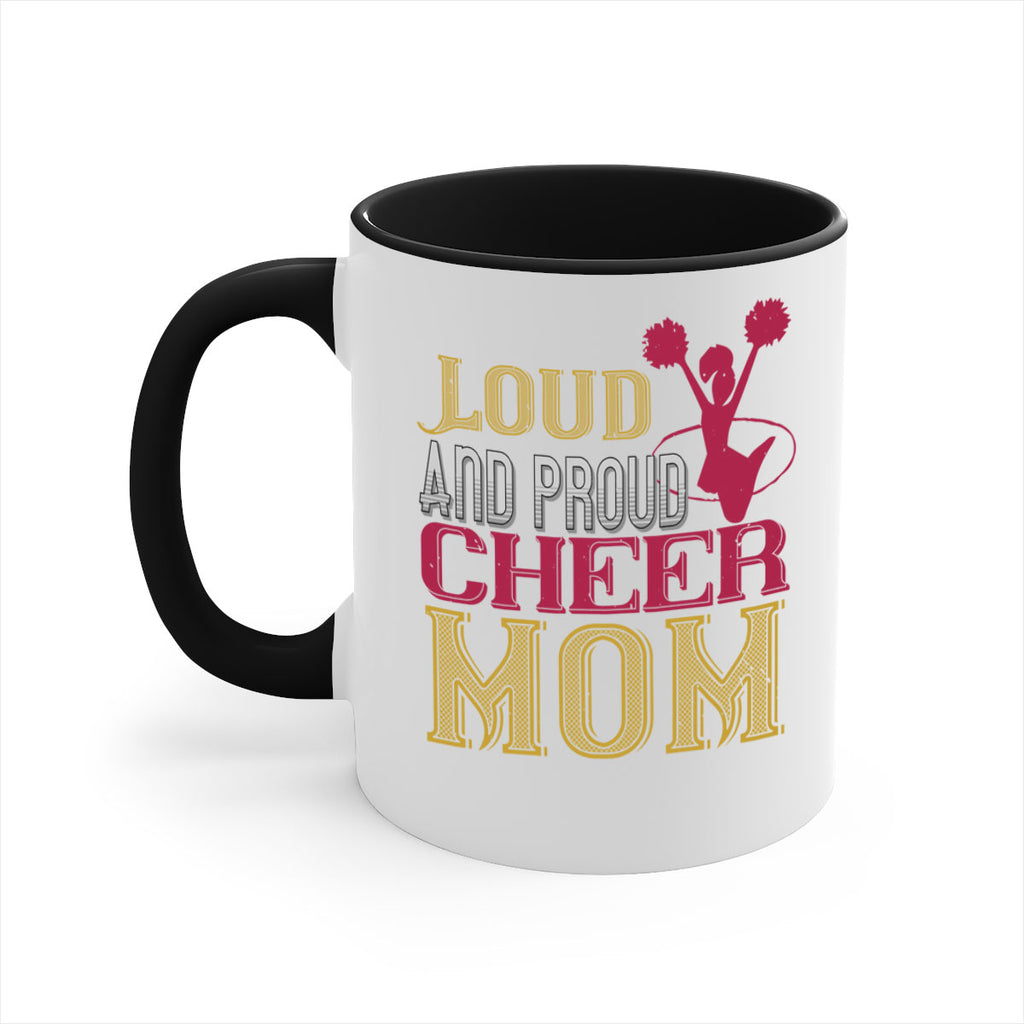 Loud proud cheer mom 764#- football-Mug / Coffee Cup