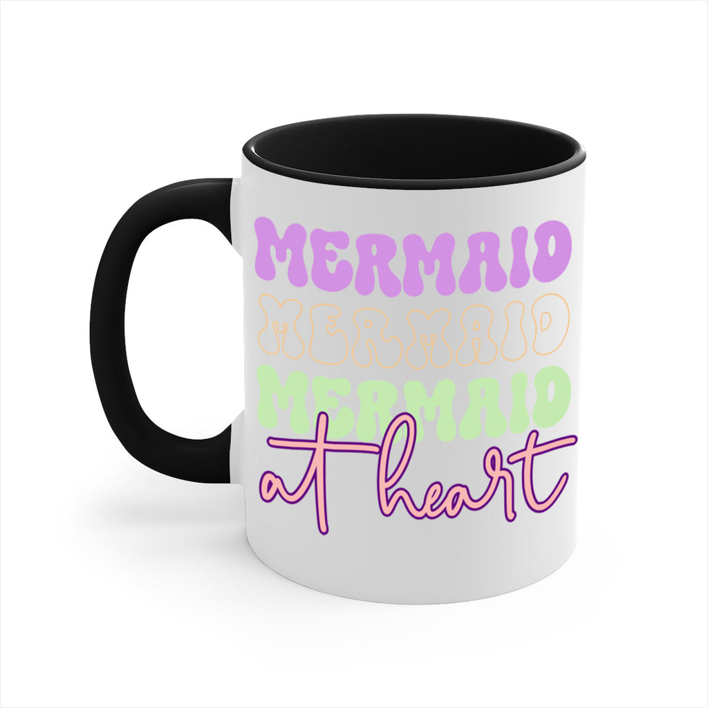 Mermaid At Heart 394#- mermaid-Mug / Coffee Cup