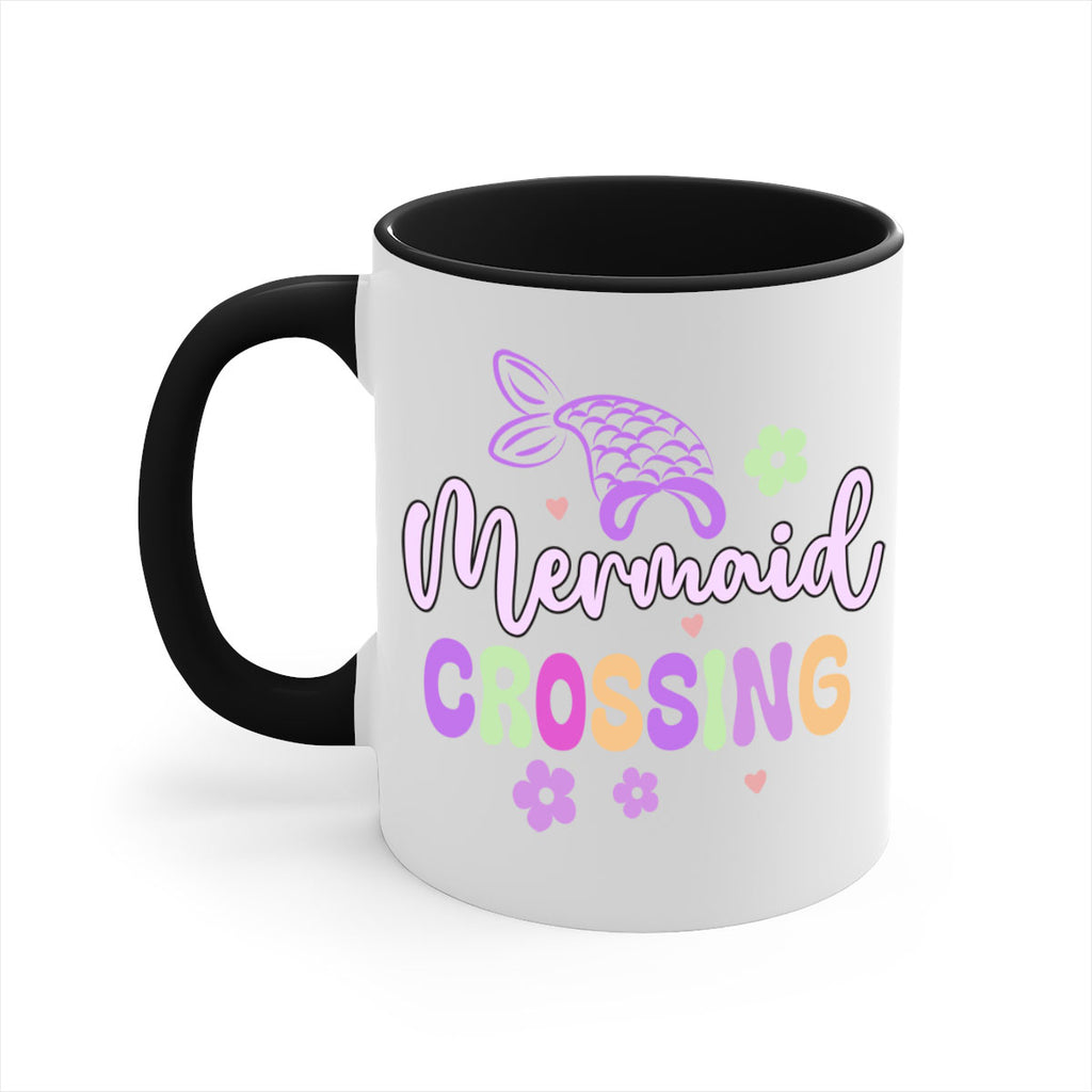 Mermaid Crossing 401#- mermaid-Mug / Coffee Cup
