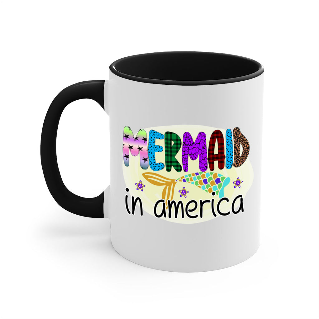 Mermaid In America 419#- mermaid-Mug / Coffee Cup