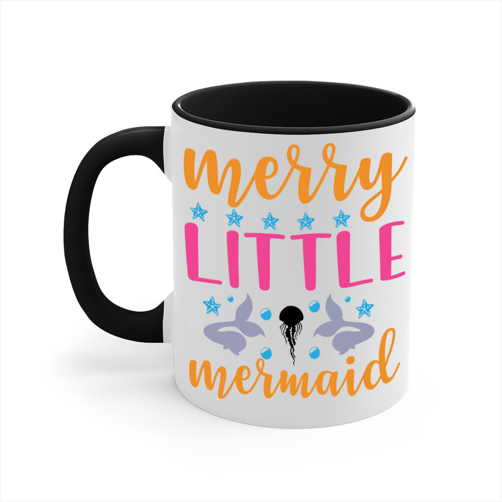 Merry Little Mermaid Design 503#- mermaid-Mug / Coffee Cup