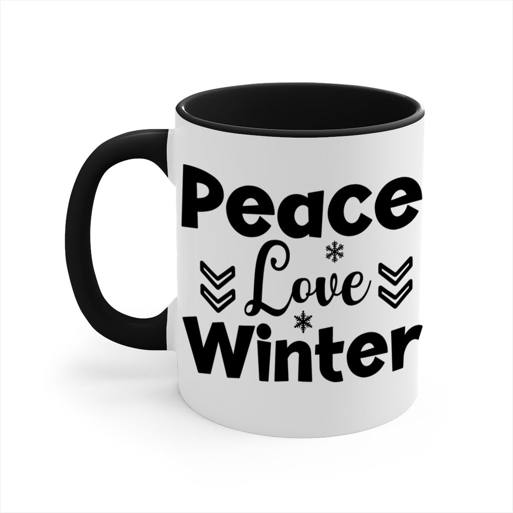 Peace Love Winter333#- winter-Mug / Coffee Cup