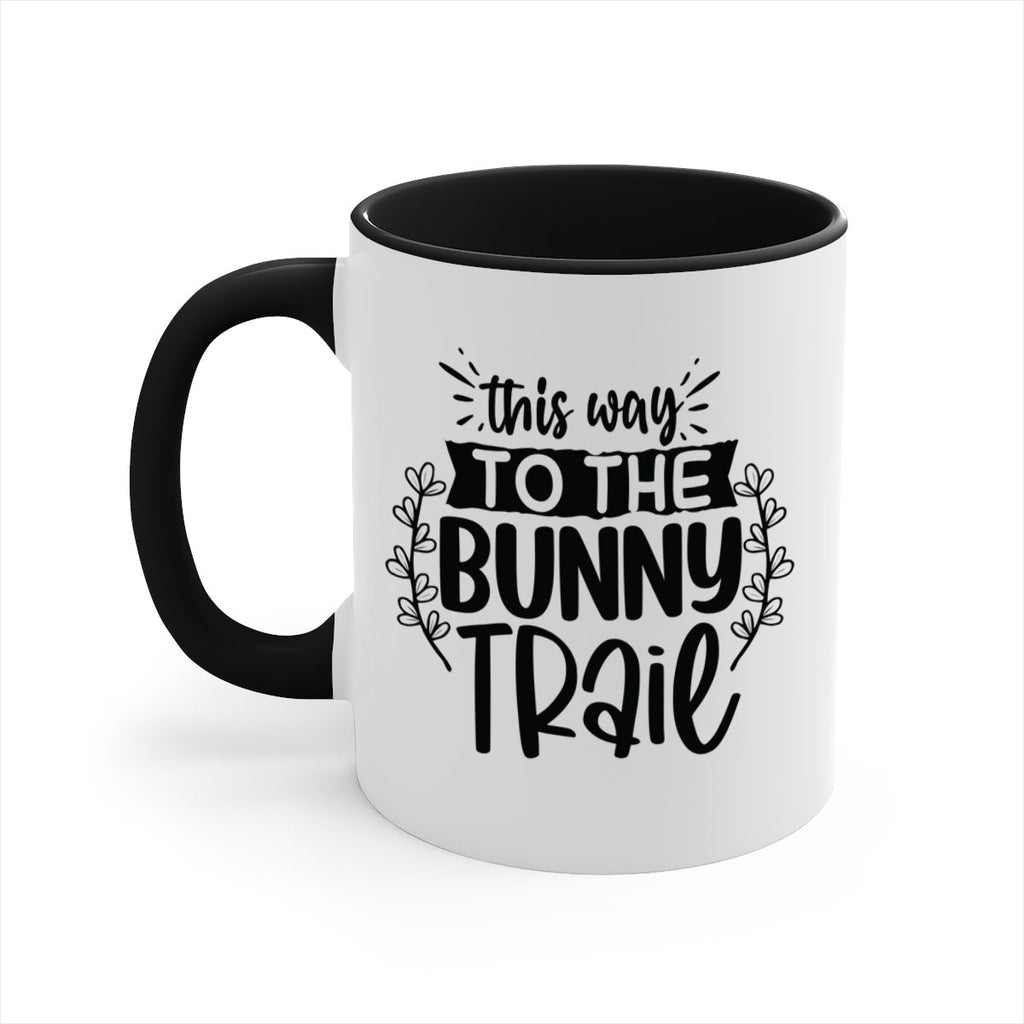 This way to the bunny 561#- spring-Mug / Coffee Cup