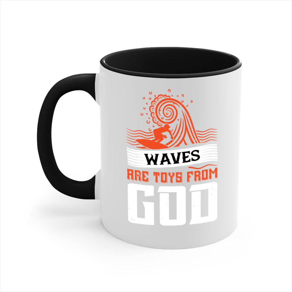 Waves are toys from God 2387#- surfing-Mug / Coffee Cup