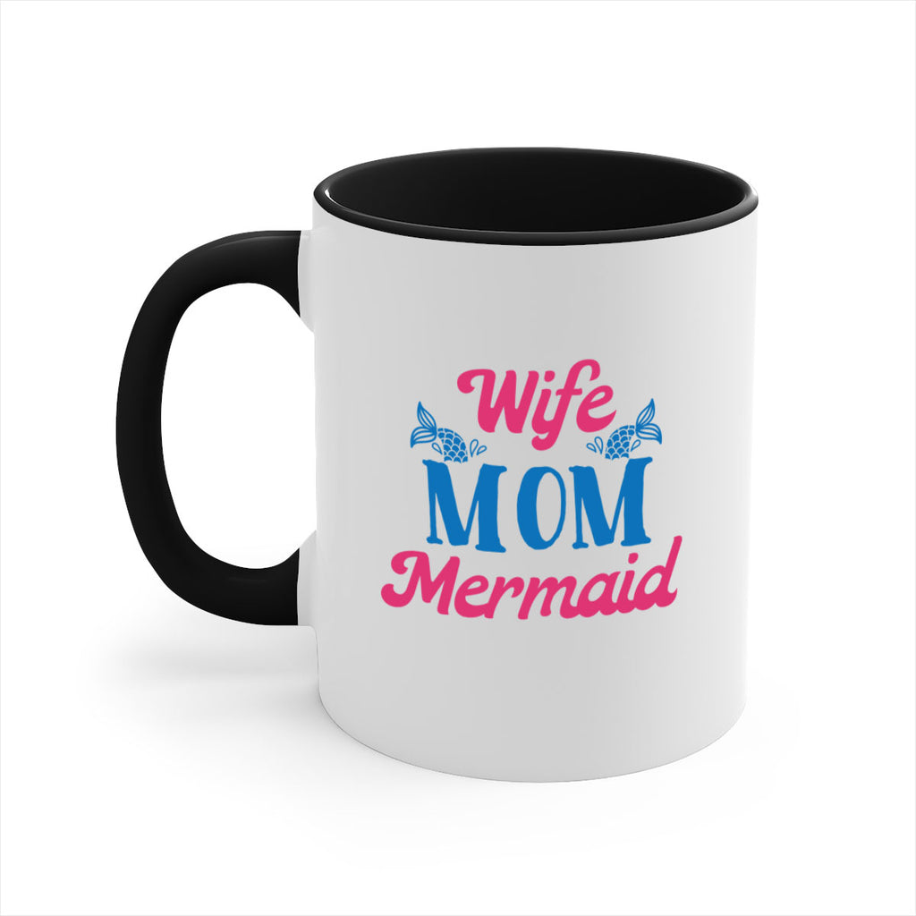 Wife Mom Mermaid 670#- mermaid-Mug / Coffee Cup