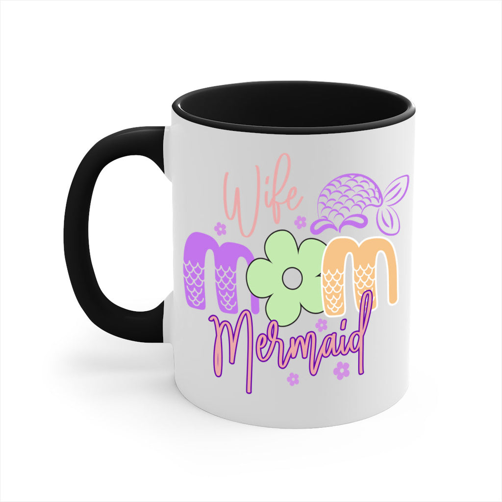 Wife Mom Mermaid 677#- mermaid-Mug / Coffee Cup