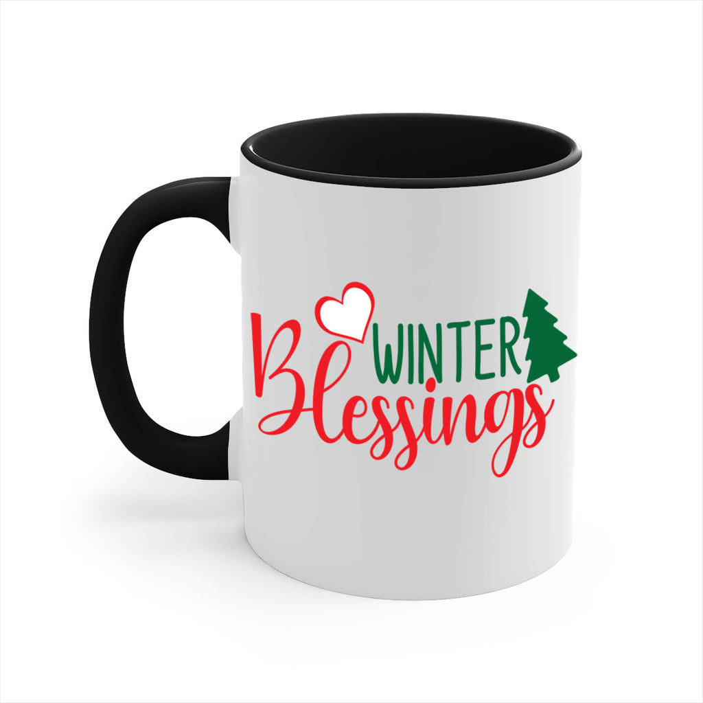 Winter Blessings 546#- winter-Mug / Coffee Cup