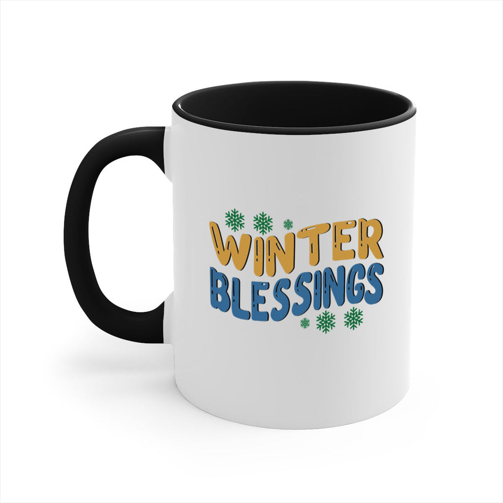 Winter Blessings 547#- winter-Mug / Coffee Cup