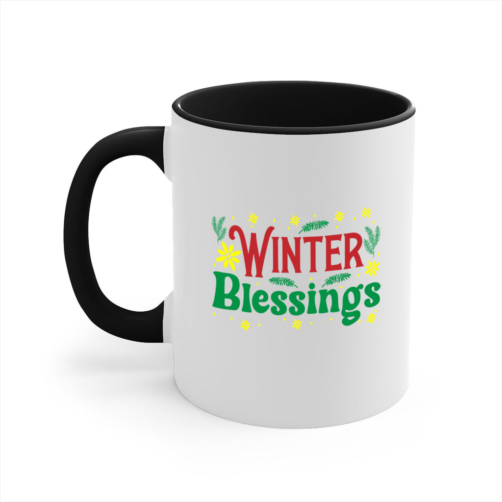 Winter Blessings 548#- winter-Mug / Coffee Cup
