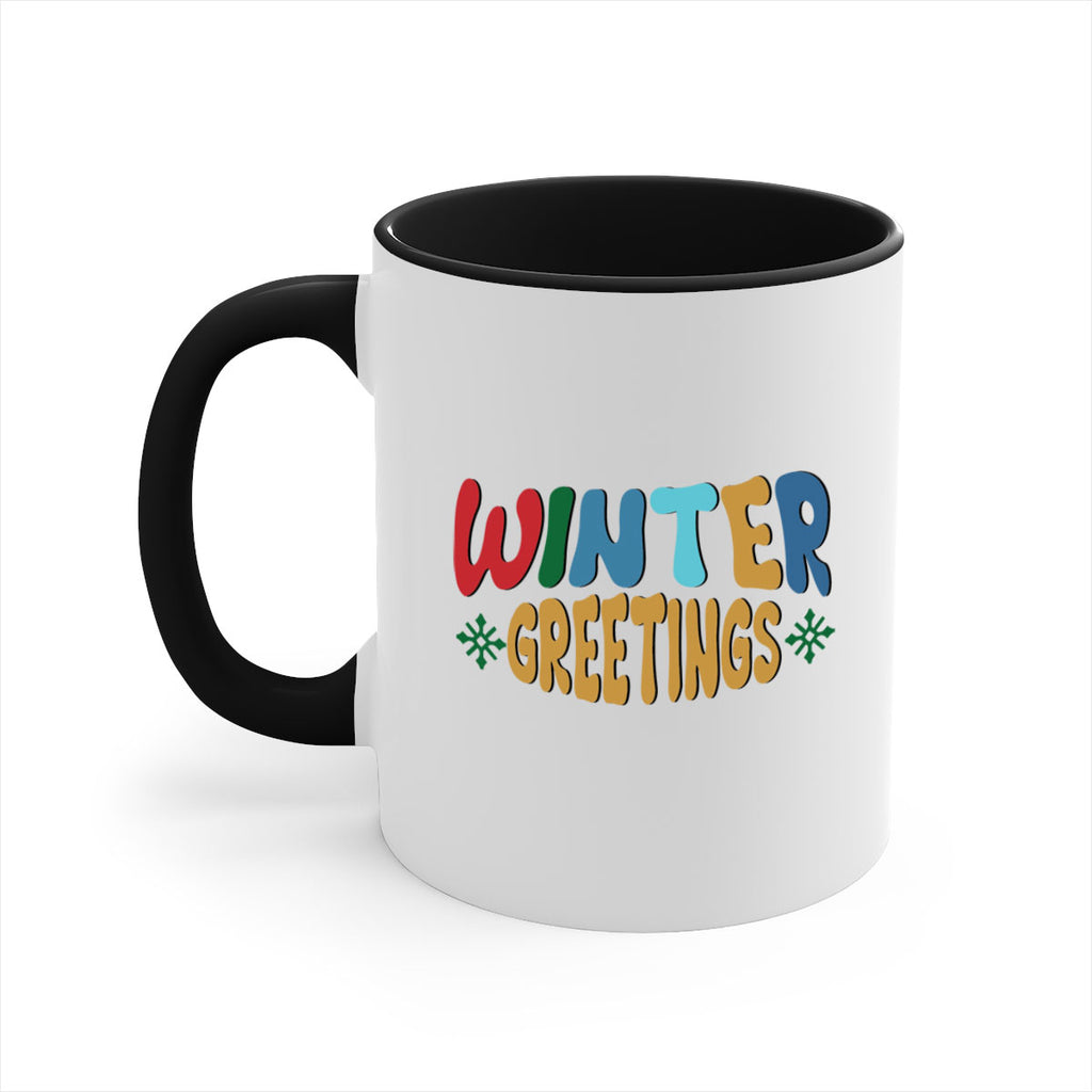 Winter Greetings 552#- winter-Mug / Coffee Cup
