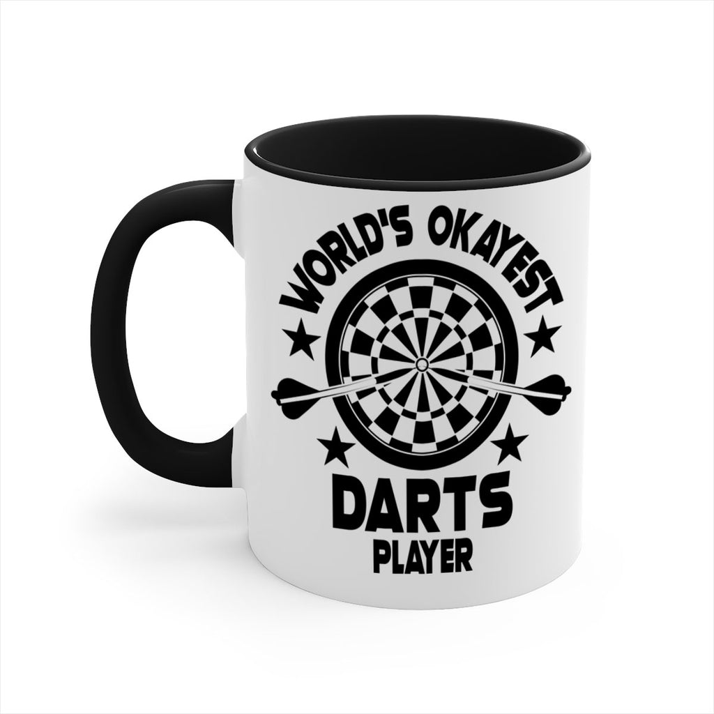 Worlds okayest Darts player 28#- darts-Mug / Coffee Cup