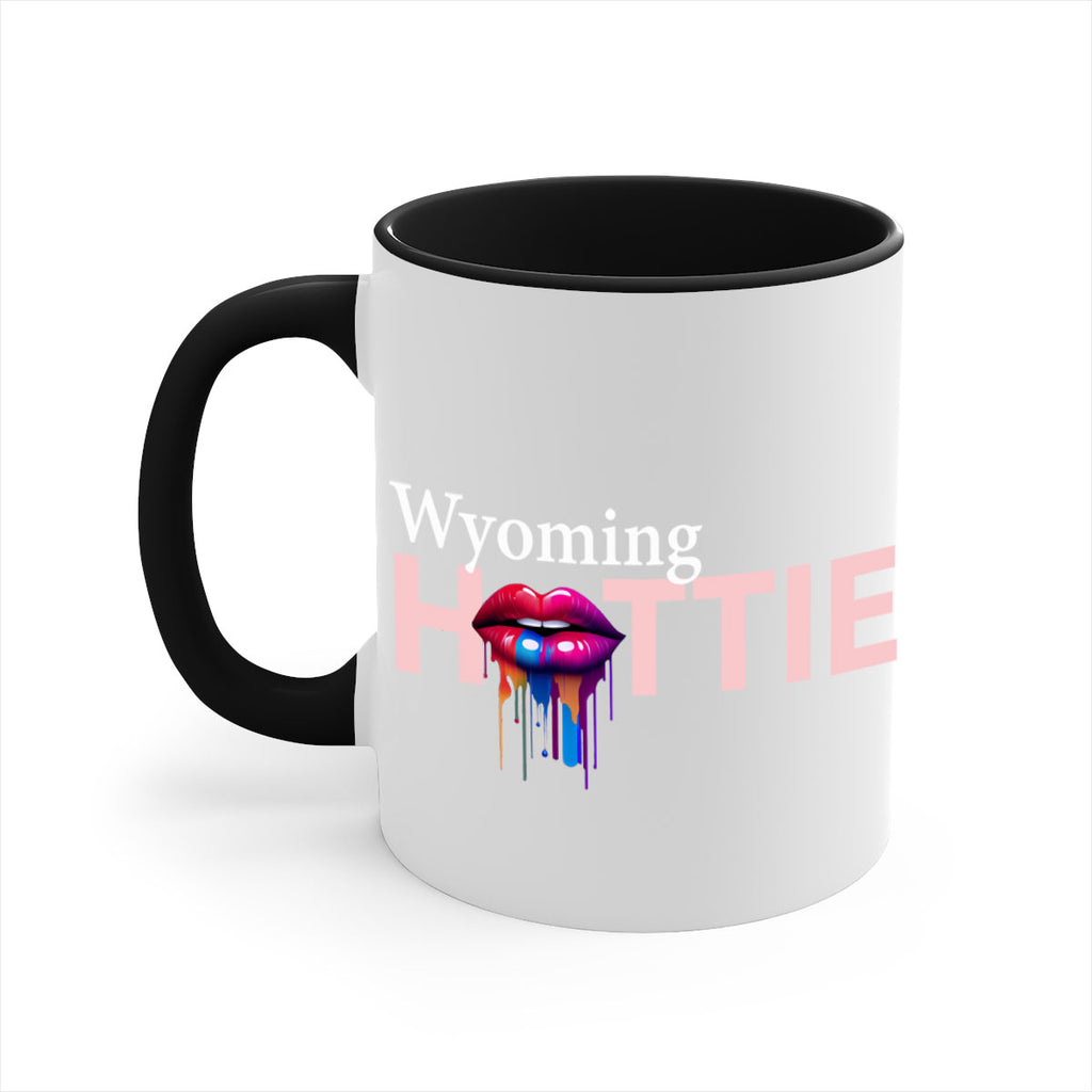 Wyoming Hottie with dripping lips 124#- Hottie Collection-Mug / Coffee Cup
