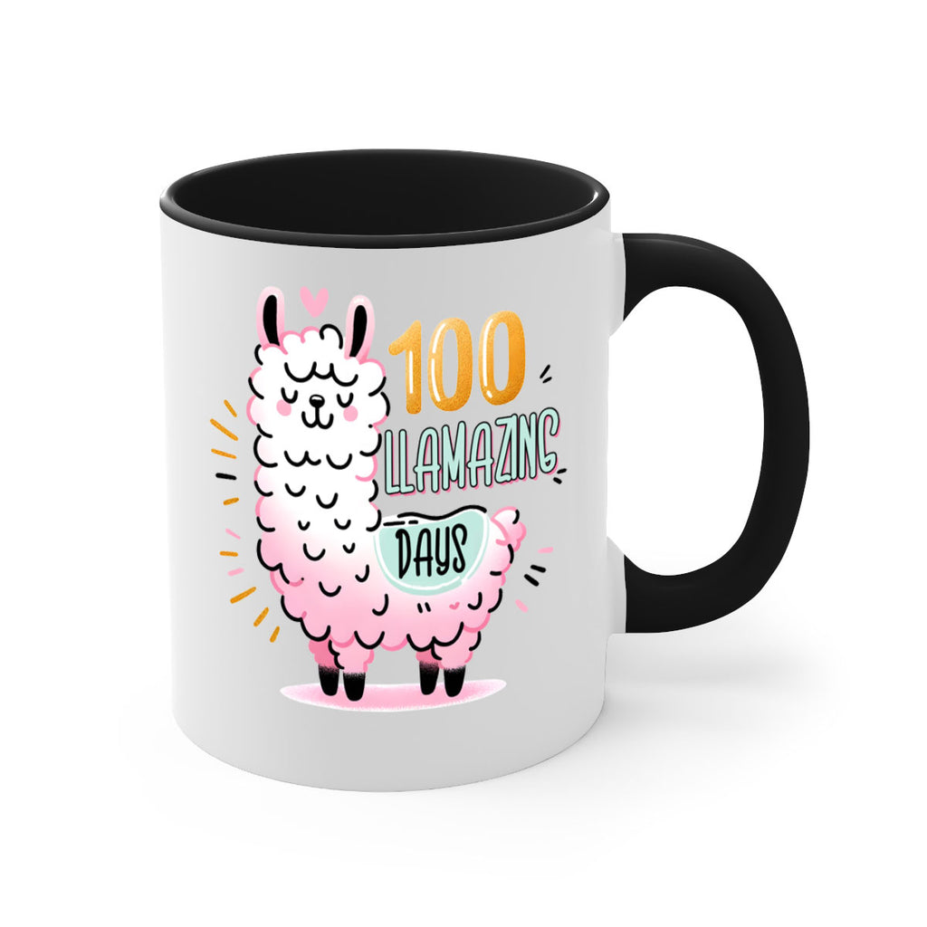 100th Day of School Llama 39#- 100 days-Mug / Coffee Cup