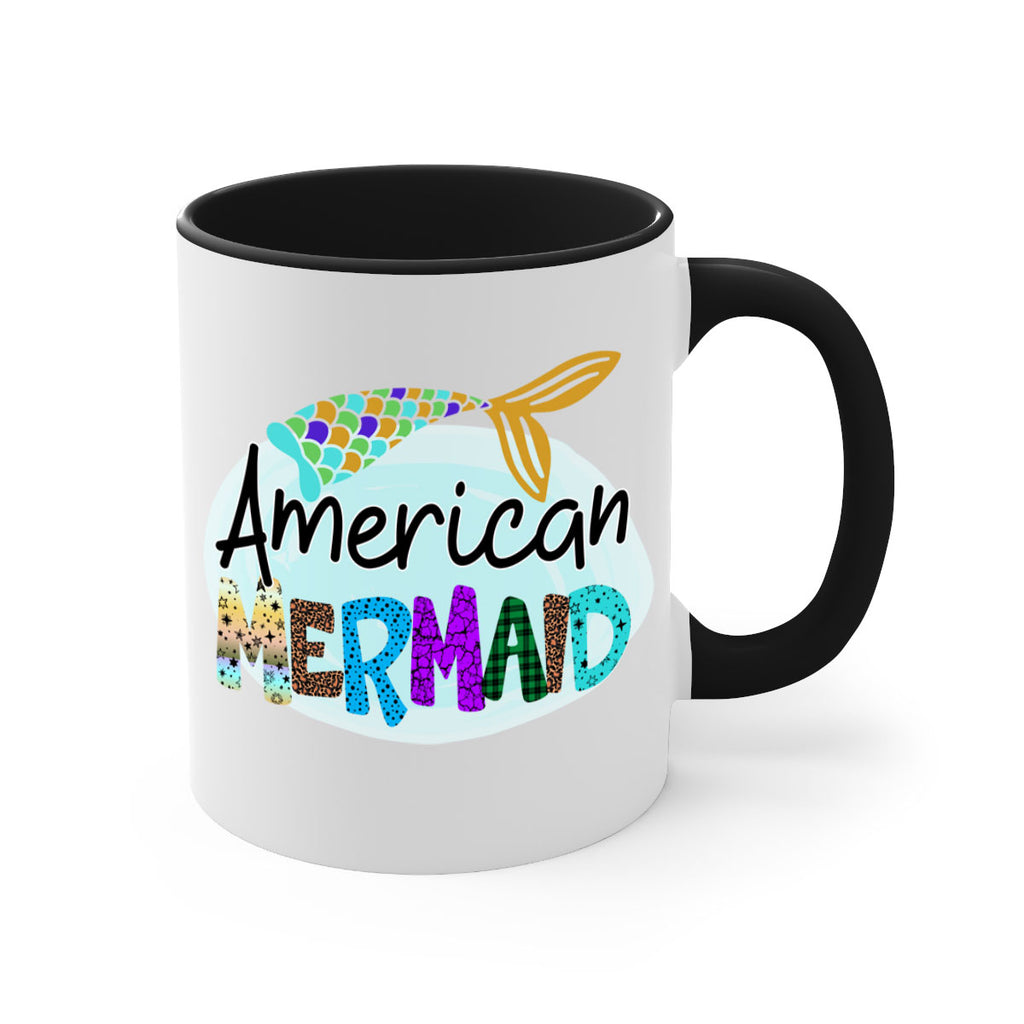 American Mermaid 14#- mermaid-Mug / Coffee Cup