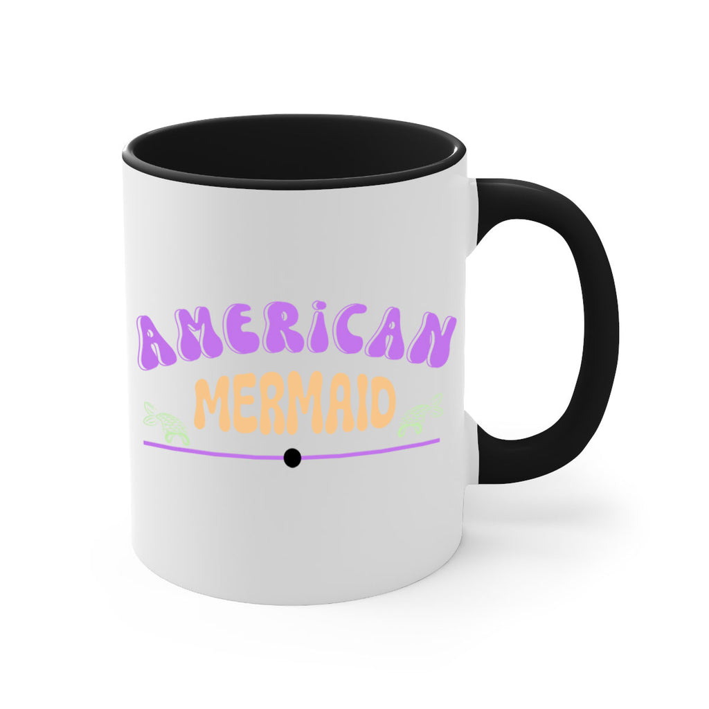 American Mermaid 16#- mermaid-Mug / Coffee Cup