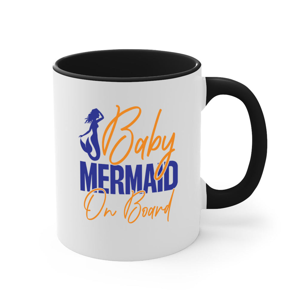 Baby Mermaid on Board 20#- mermaid-Mug / Coffee Cup