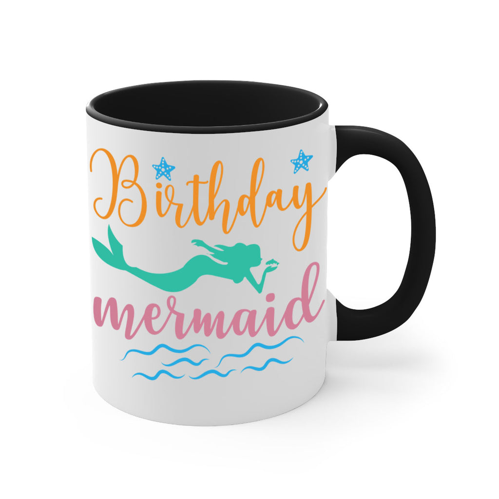 Birthday Mermaid Design 79#- mermaid-Mug / Coffee Cup