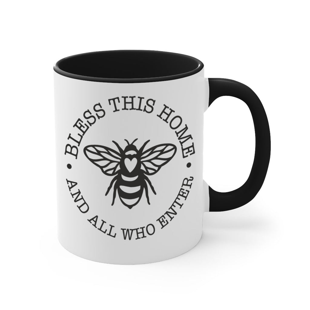 Bless this Home Bee59#- spring-Mug / Coffee Cup